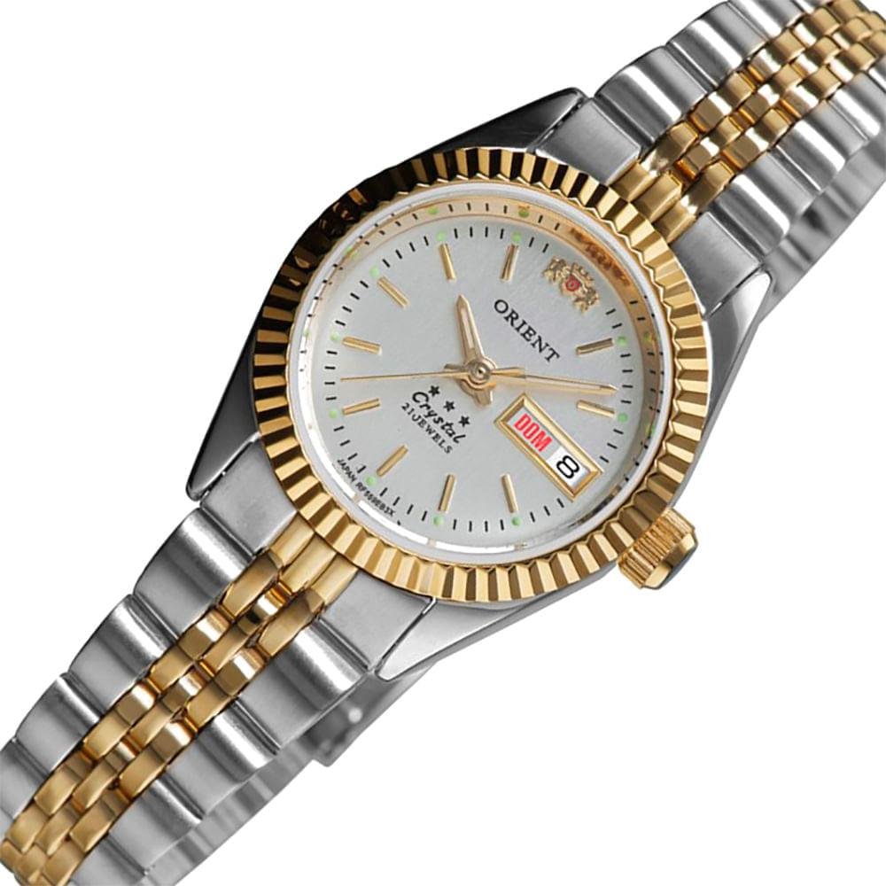 Relógio Feminino Automático Orient Prata 559EBENH B1SX Prata 2