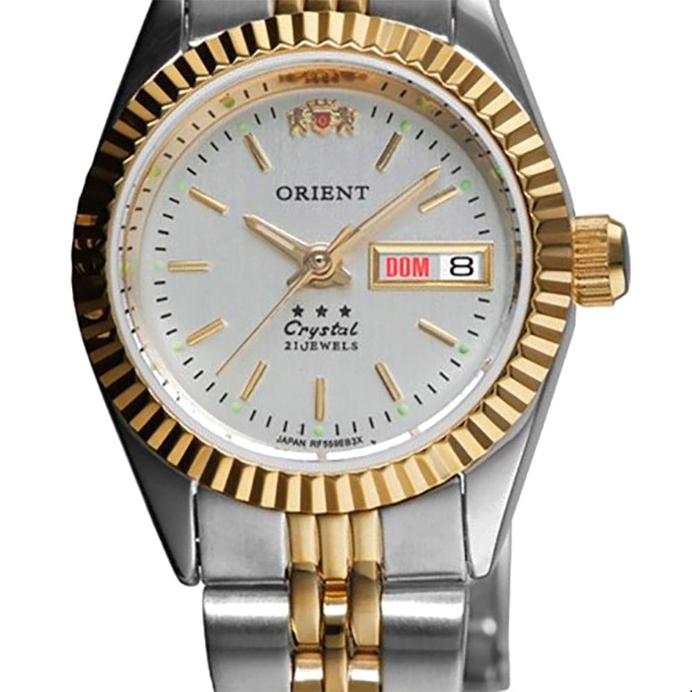 Relógio Feminino Automático Orient Prata 559EBENH B1SX Prata 3