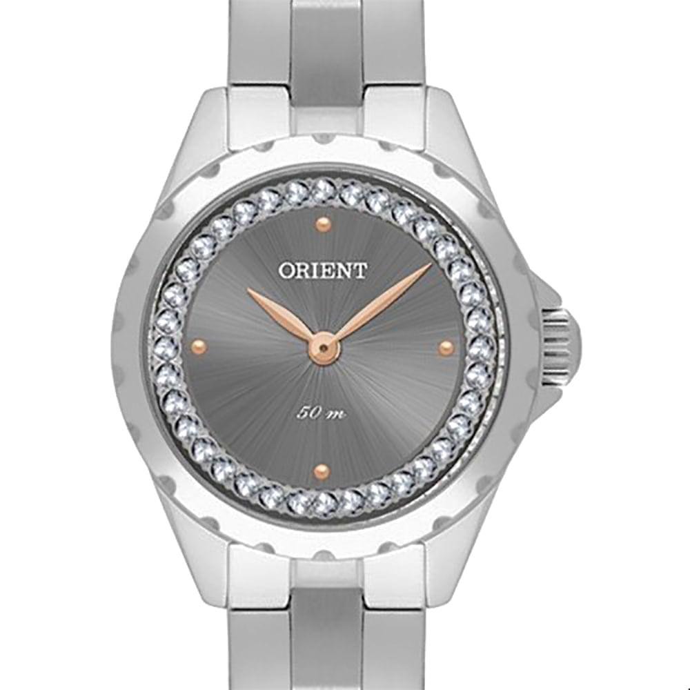 Relógio Feminino Mini Orient Prata FBSS0128 G1SX Prata 3