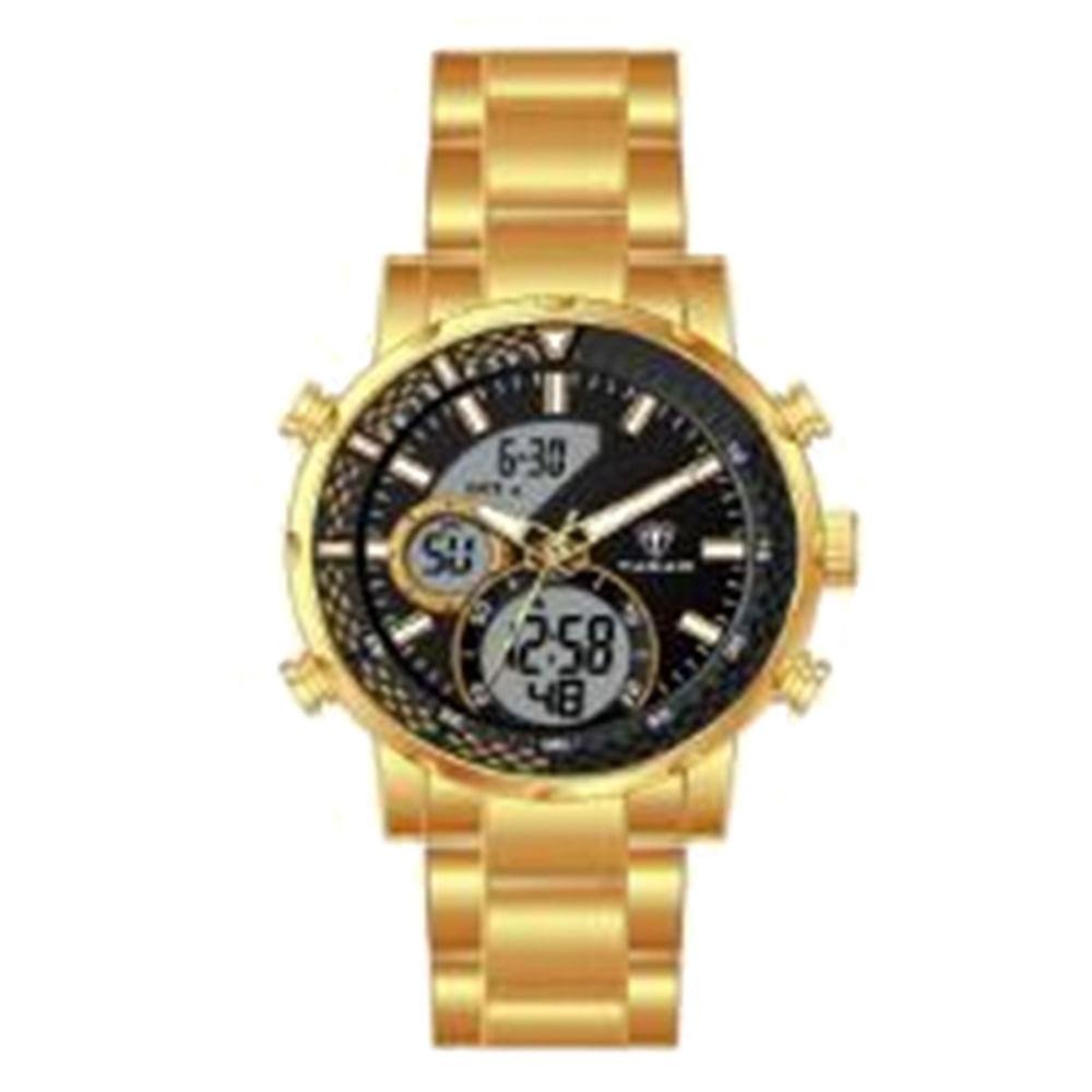 Relógio Masculino  Tuguir Dourado TG30263