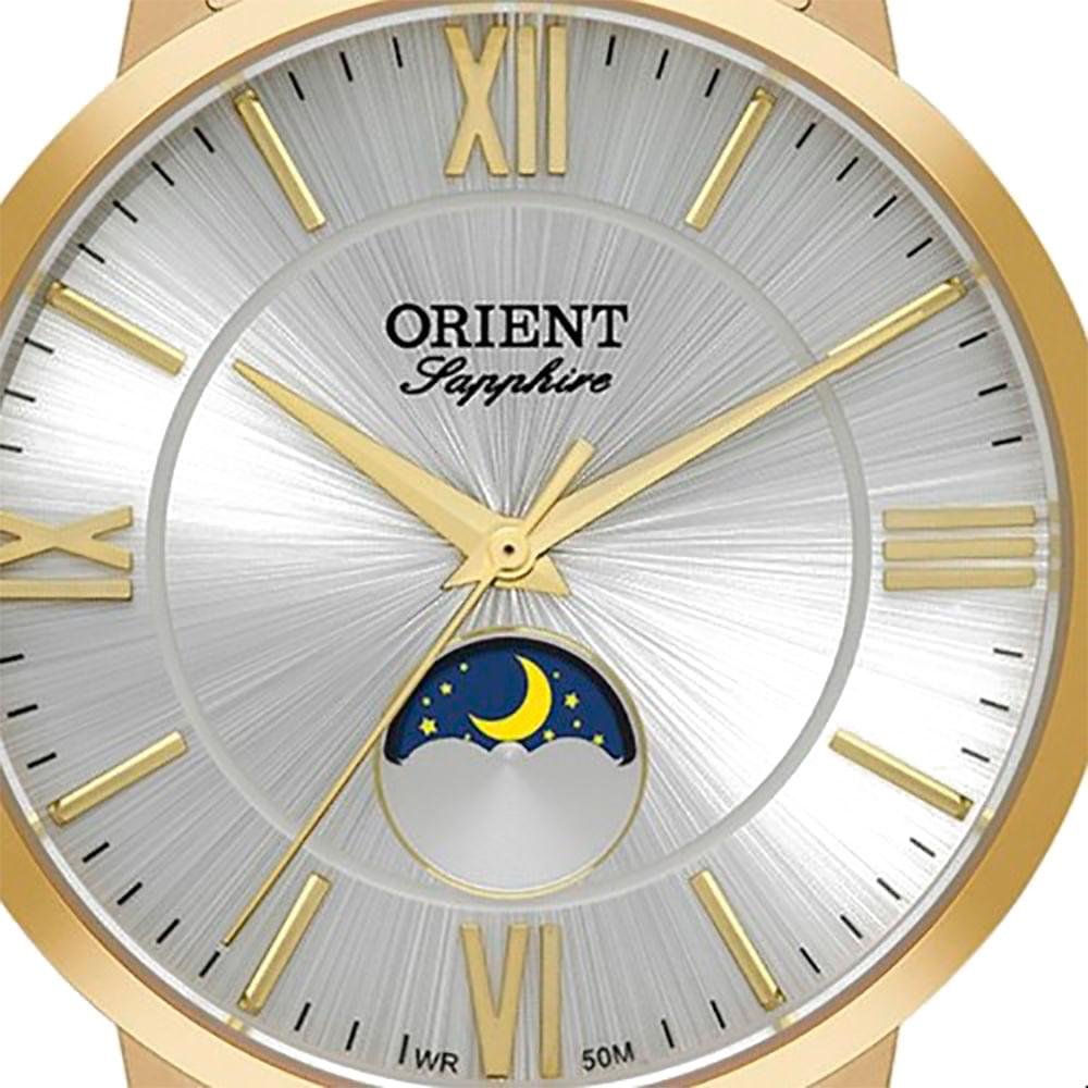 Relógio Masculino Eternal Orient Dourado MGSS0002 S3KX Dourado 3