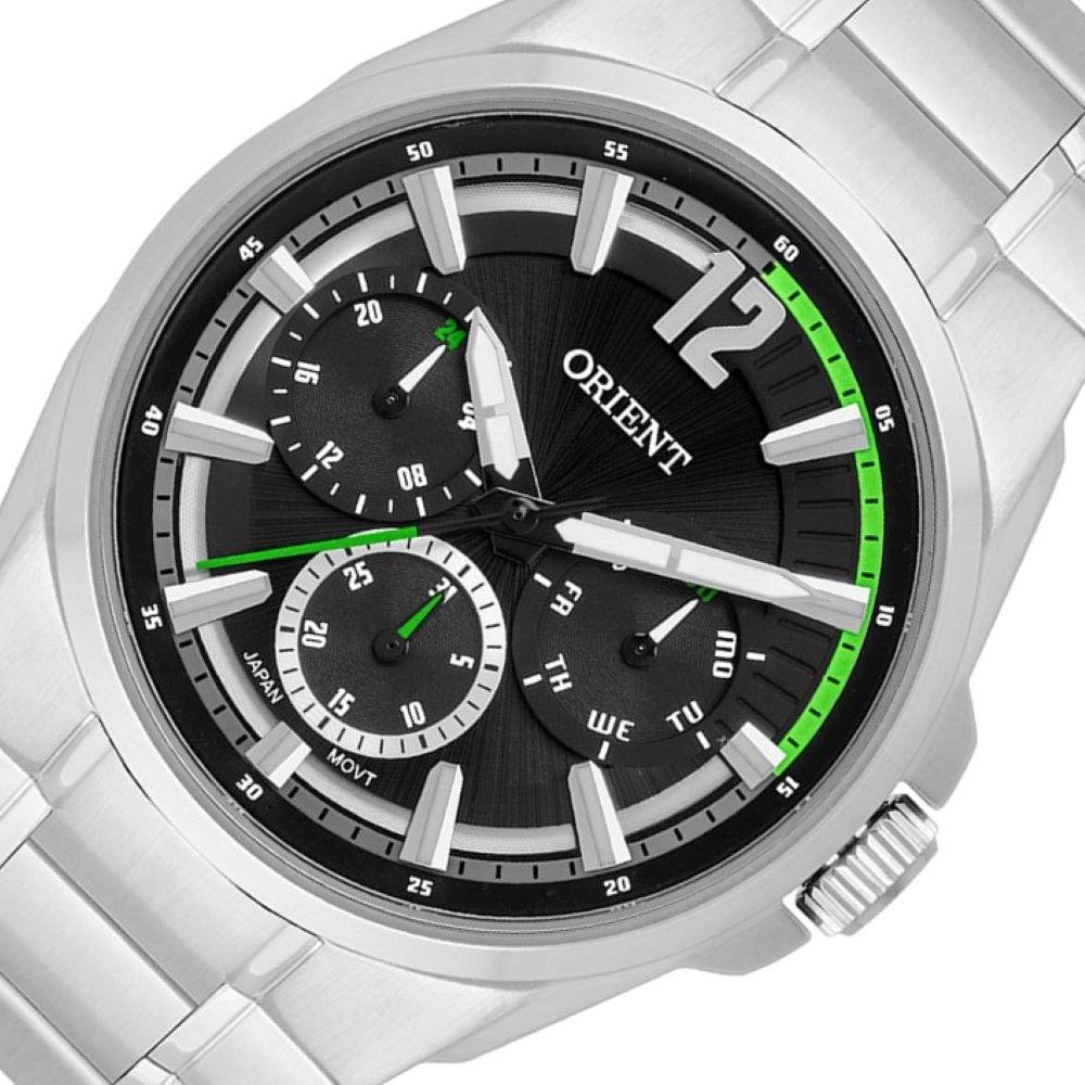 Relógio Masculino Sports Orient Prata MBSSM095 P2SX Prata 2