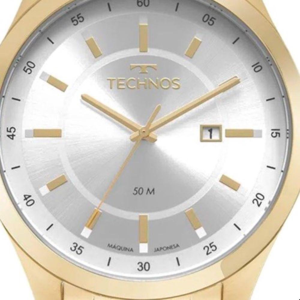 Relógio Masculino Steel Technos Dourado 2115NAV/1D Dourado 3