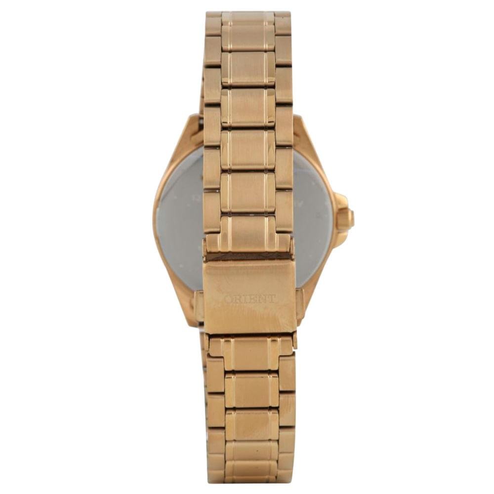 Relógio Feminino Eternal Orient Dourado FGSS1247 S1KX Dourado 4