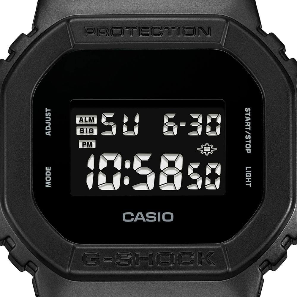 Relógio Masculino G-Shock Casio Preto DW-5600UBB-1DR Preto 3
