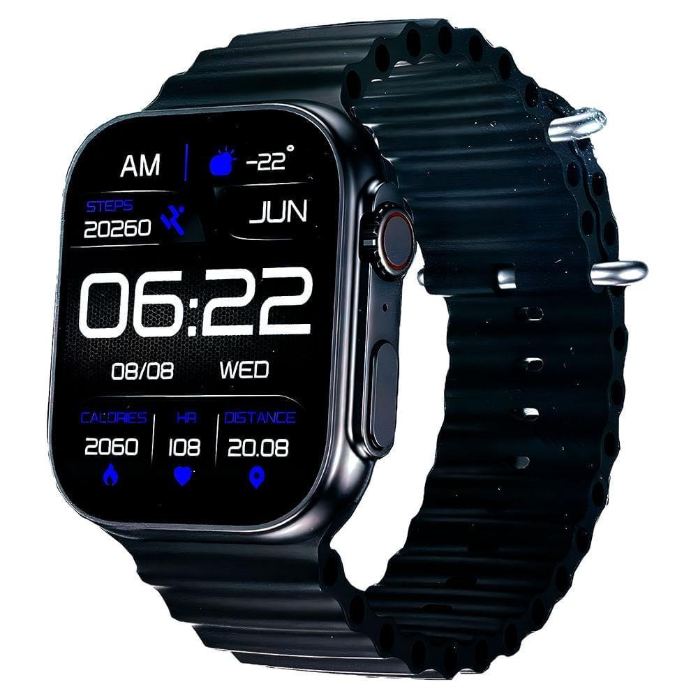 Relógio Unissex Smartwatch Tuguir Preto TGS36002 Preto 5