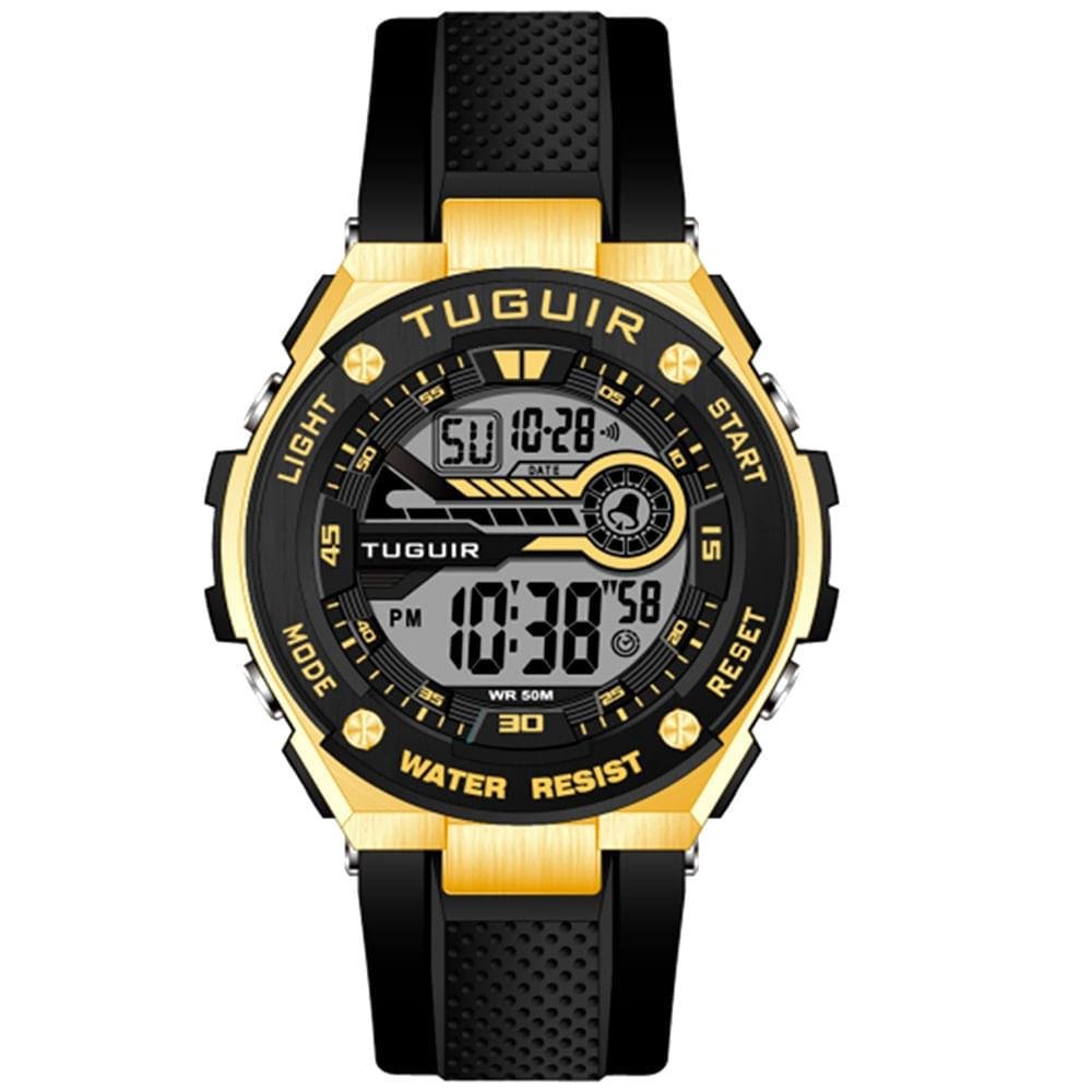 Relógio Masculino  Tuguir Dourado TG30301
