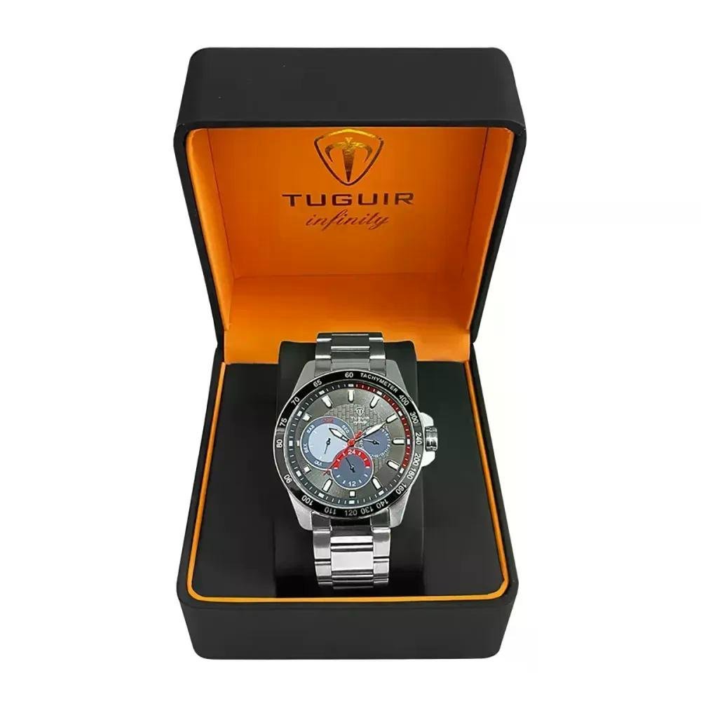 Relógio Masculino Tuguir Infinity Prata TGI37043 Prata 2