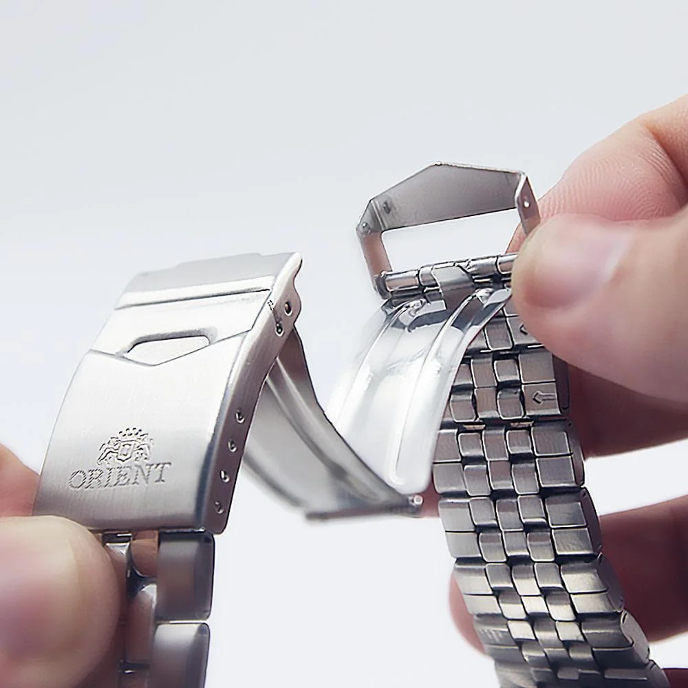 Relógio Masculino Orient Automático 3 Estrelas Exclusivo Prata 3