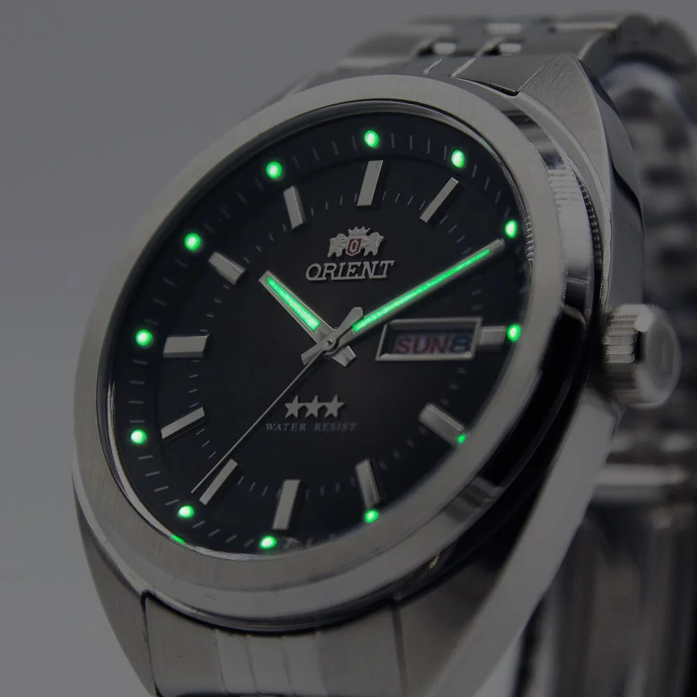 Relógio Masculino Orient Automático 3 Estrelas Exclusivo Prata 4