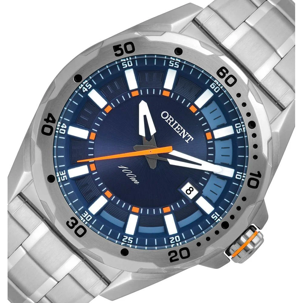 Relógio Masculino Neo Sports Orient Prata MBSS1485 D1SX  - Coleção Exclusiva Prata 4