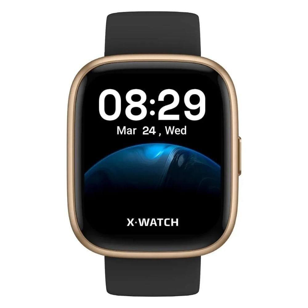 Relógio Unissex Smartwatch X Watch Dourado XSWUQPI004A