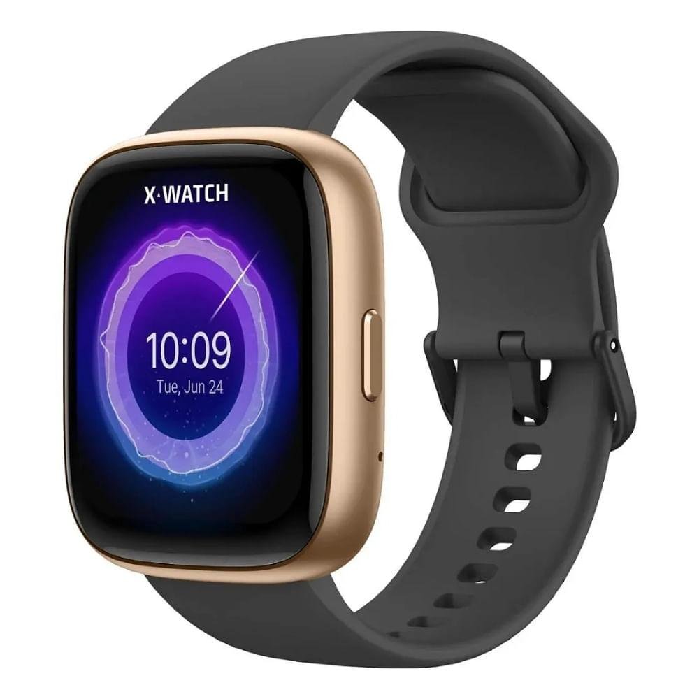 Relógio Unissex Smartwatch X Watch Dourado XSWUQPI004A Dourado 2