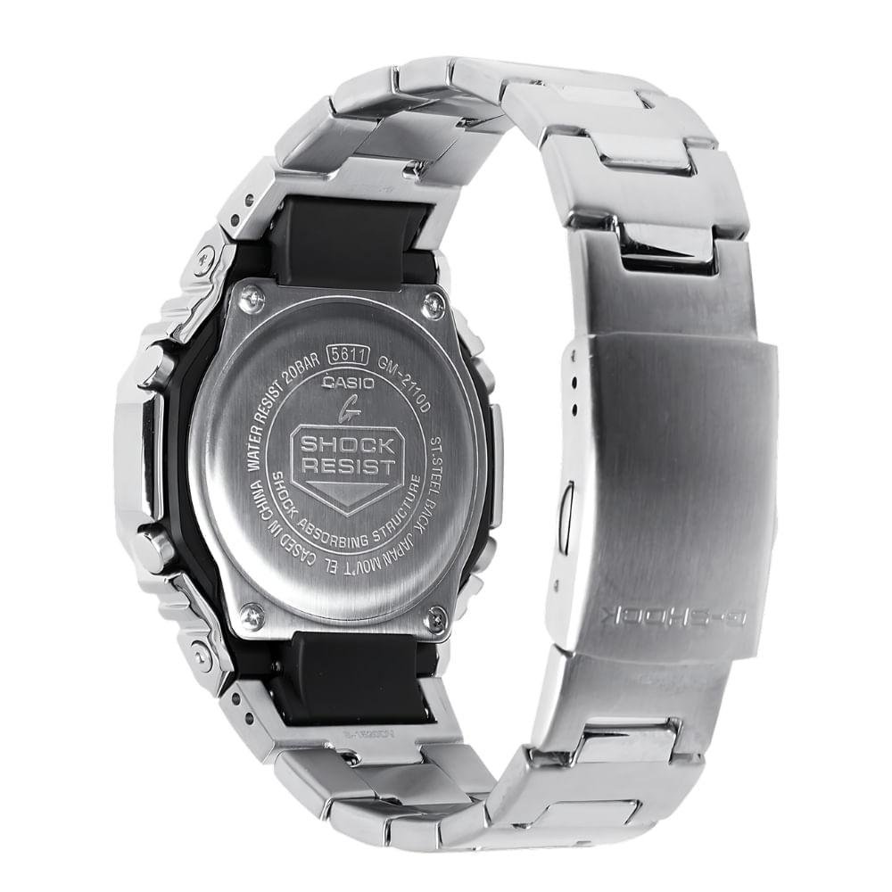 Relógio Masculino Classic Casio Verde GM-2110D-3ADR Prata 4