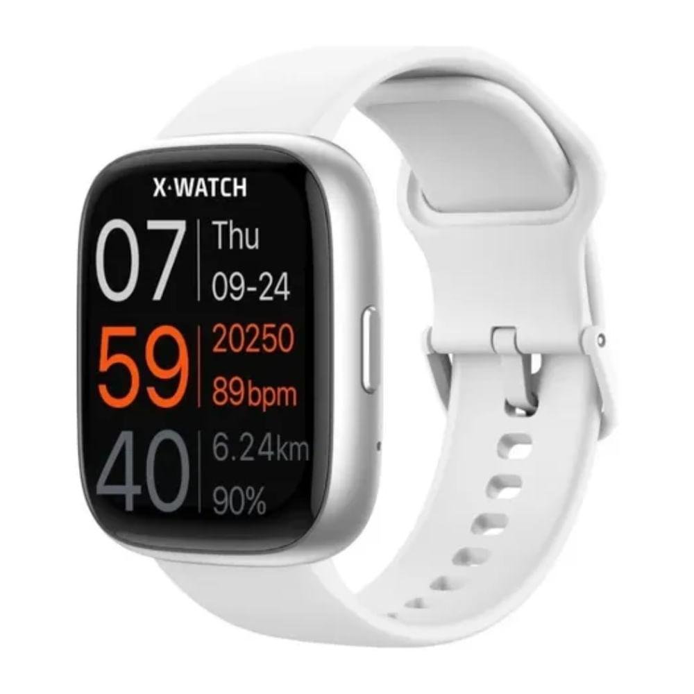 Relógio Unissex Smartwatch X Watch XSWUQPI007A PXBX Branco Prata 2