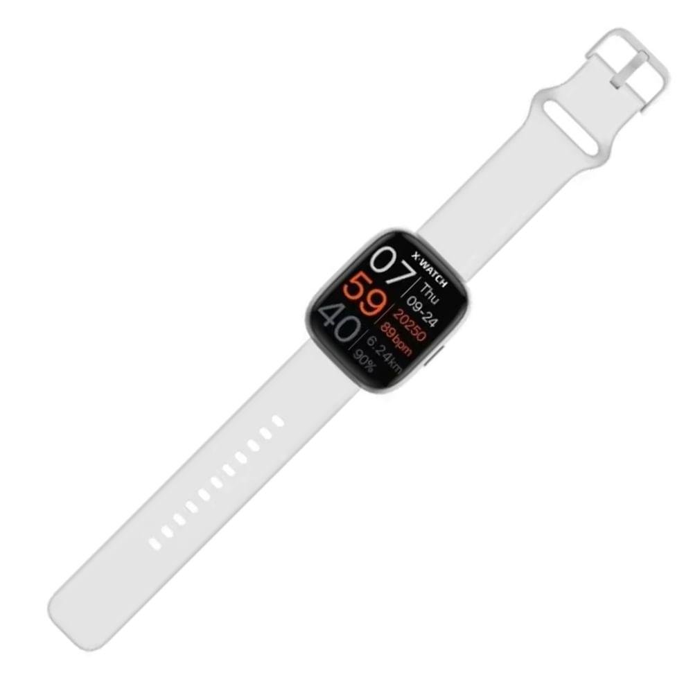 Relógio Unissex Smartwatch X Watch XSWUQPI007A PXBX Branco Prata 3