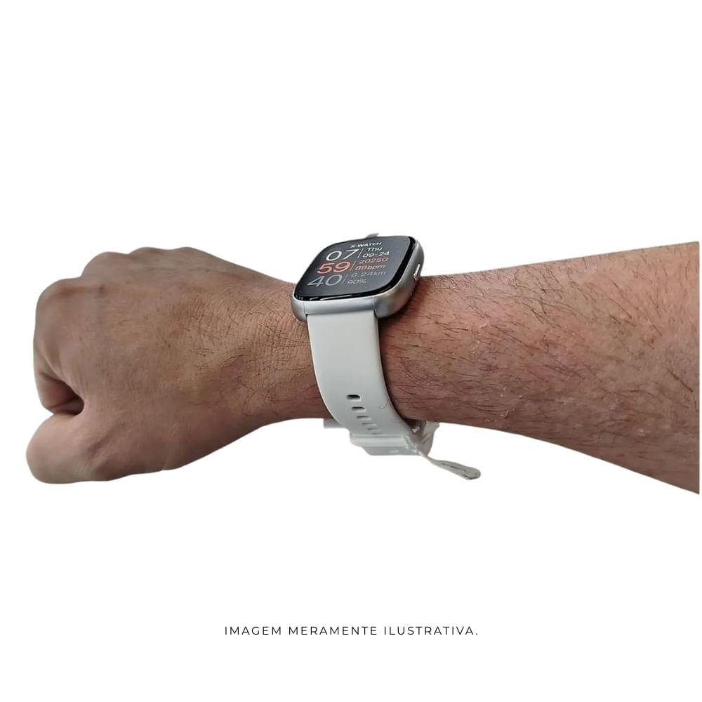 Relógio Unissex Smartwatch X Watch XSWUQPI007A PXBX Branco Prata 6