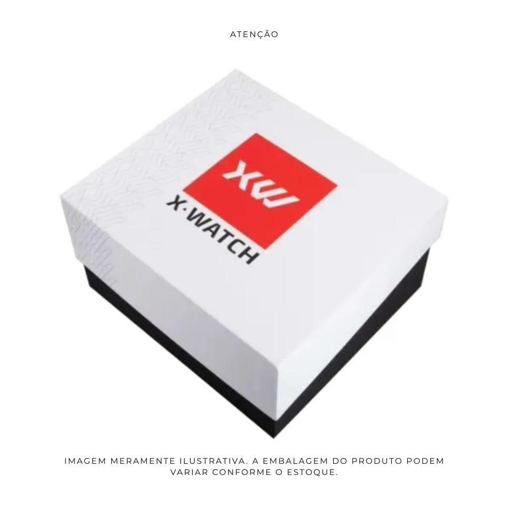 Relógio Unissex Smartwatch X Watch XSWUQPI007A PXBX Branco Prata 7