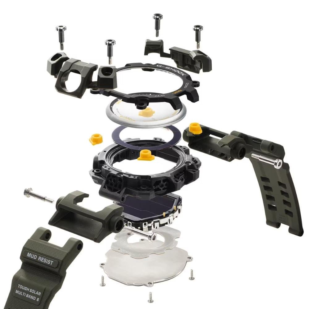 Relógio Masculino G-Shock Mudmaster Casio Preto GW-9500-1DR Preto 6