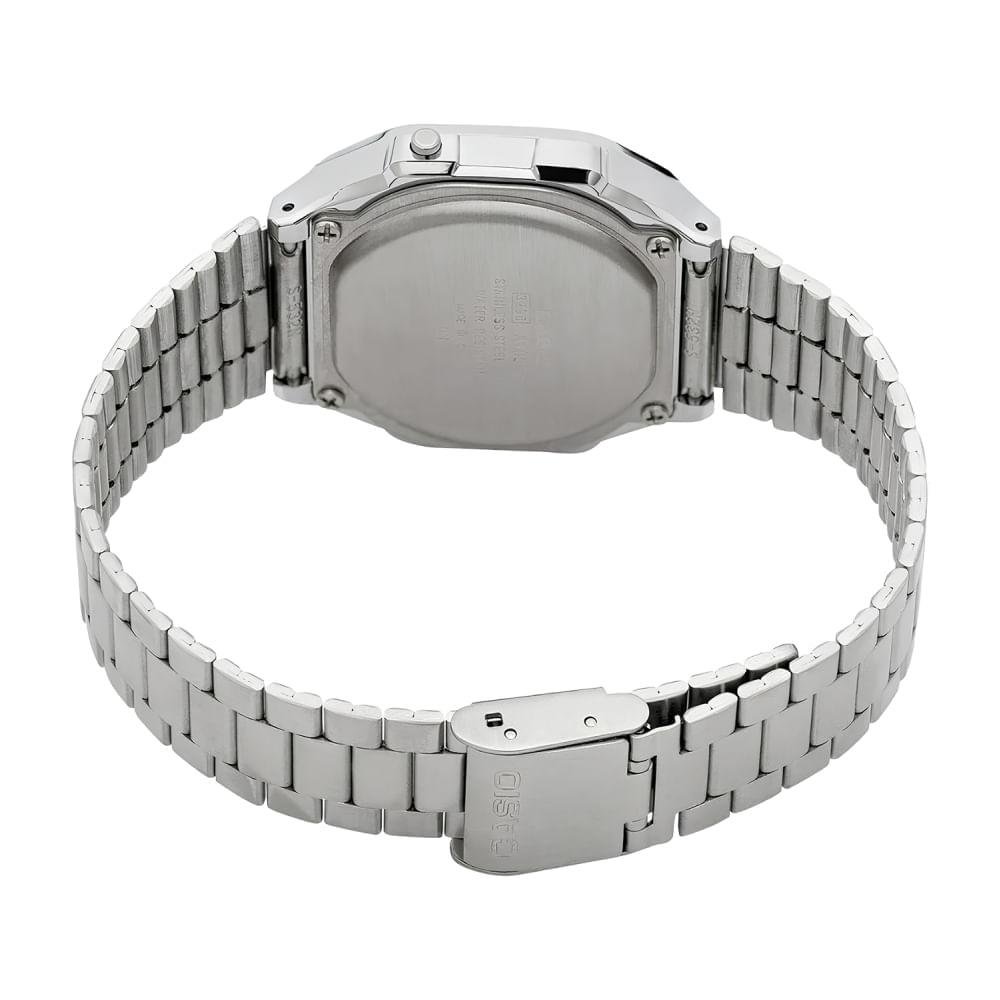 Relógio unissex Clasher Casio Marrom A168WA-5AYDF-SC Prata 4