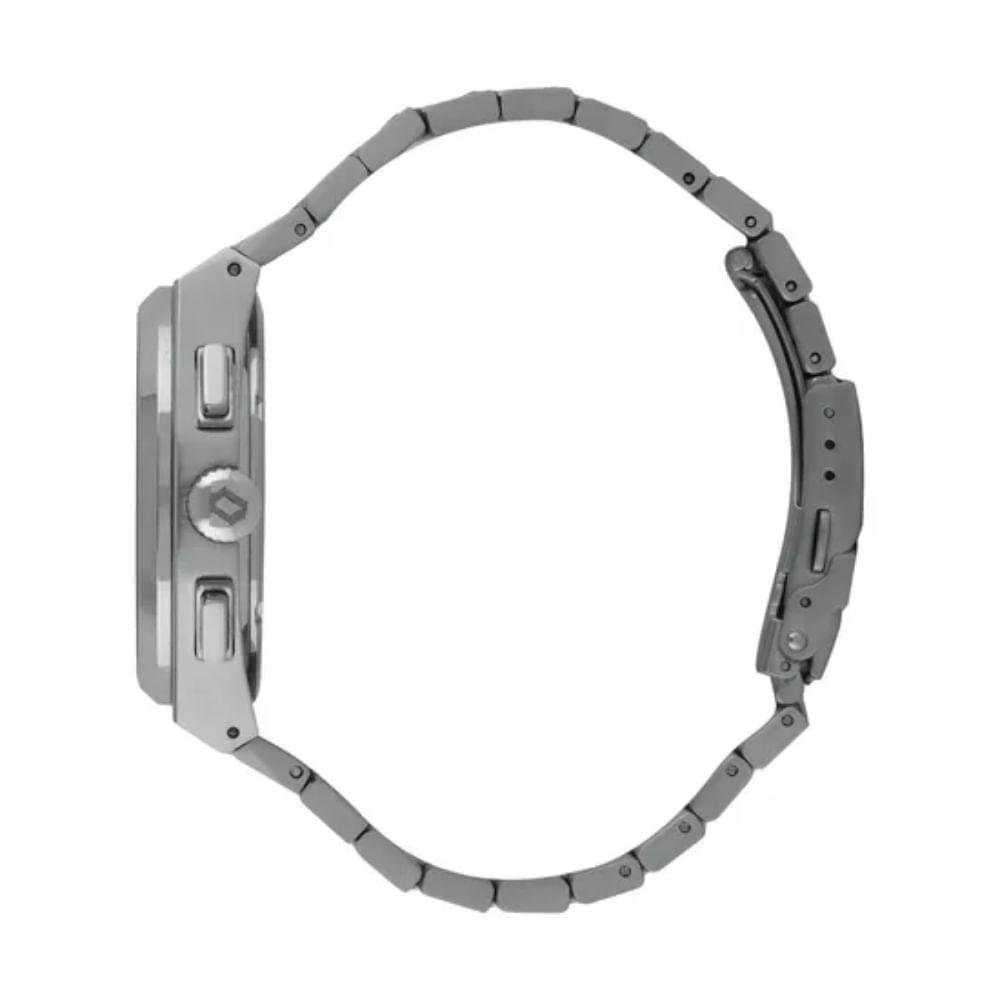 Relógio Masculino Orient Solartech Cronógrafo  Preto Prata 2