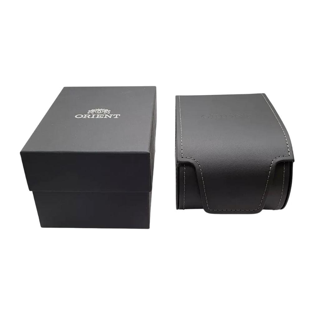 Relógio Masculino Orient Solartech Cronógrafo  Preto Prata 7