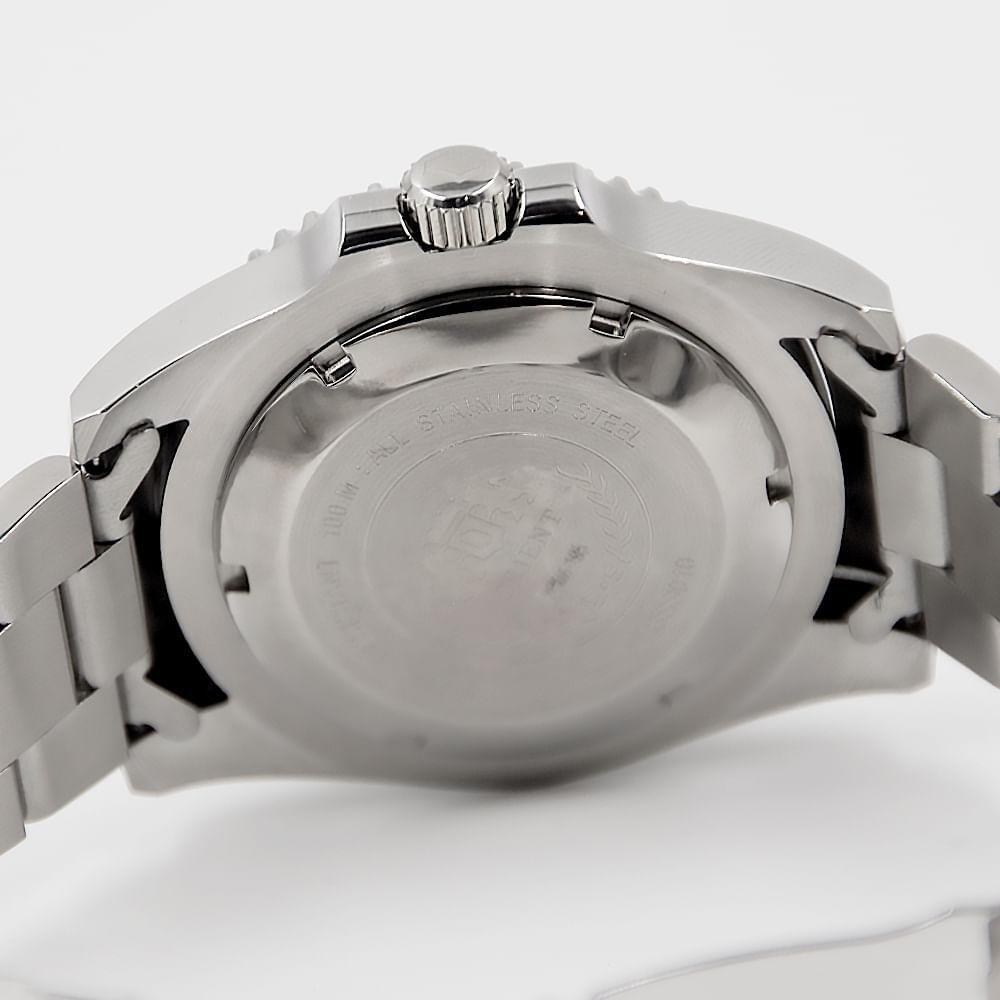Relógio Orient Automático Submariner Azul claro NH3SS010 Prata 6