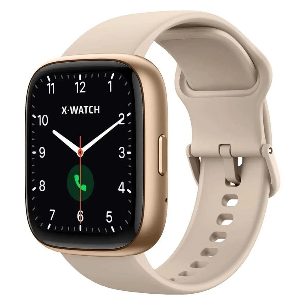Relógio Unissex Smartwatch X Watch Dourado XSWUQPI003A Dourado 3