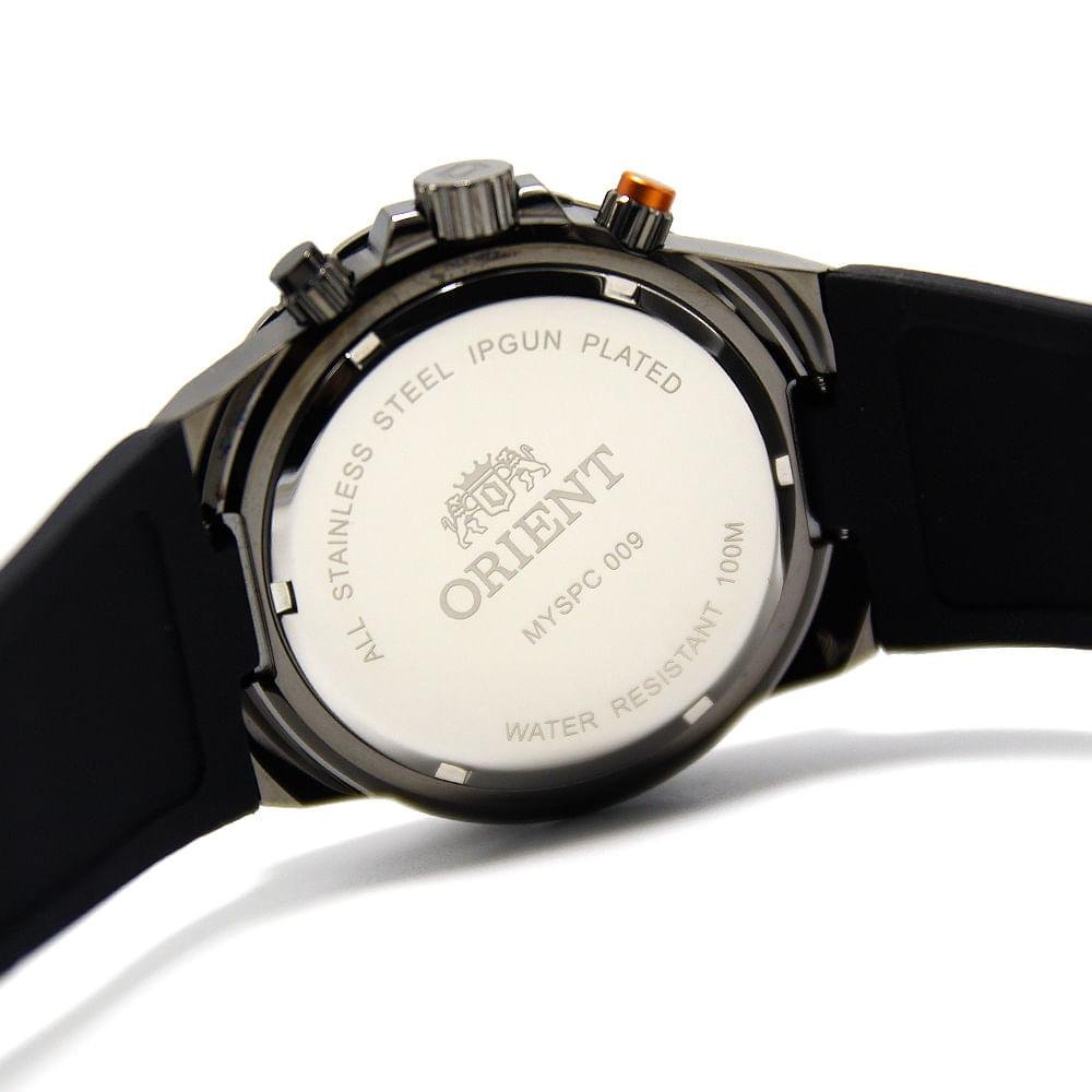 Relógio Masculino Orient Solartech Preto Bisel Bicolor MYSPC009 P2PX Exclusivo Preto 5