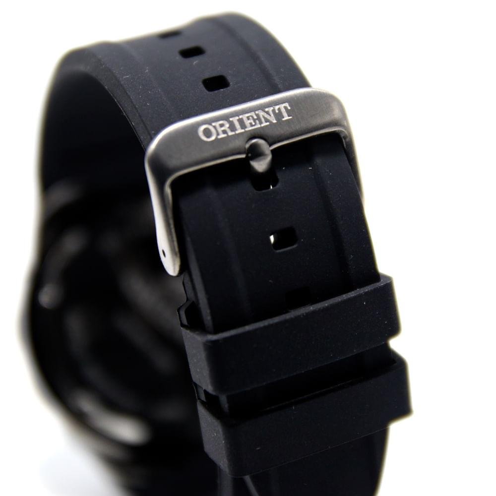 Relógio Masculino Orient Solartech Preto Bisel Bicolor MYSPC009 P2PX Exclusivo Preto 6