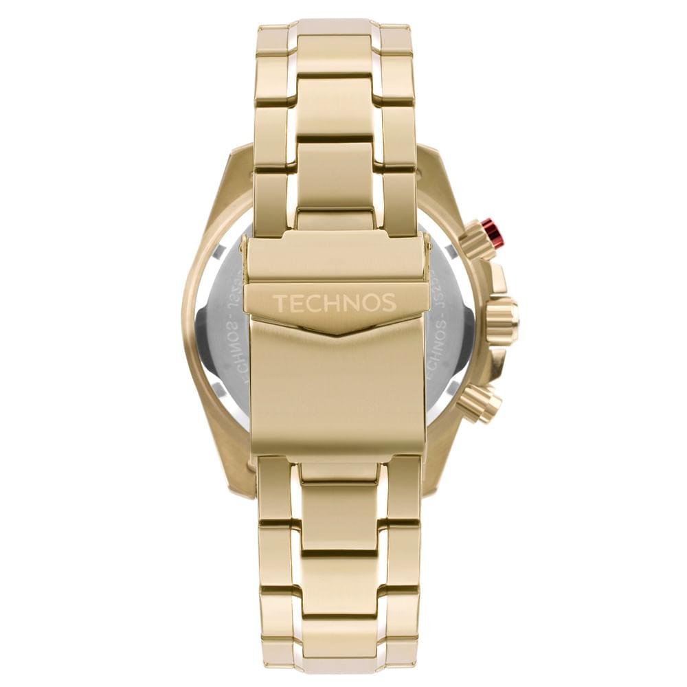 Relógio Masculino Sports Technos Dourado  - Coleção Exclusiva Dourado 3