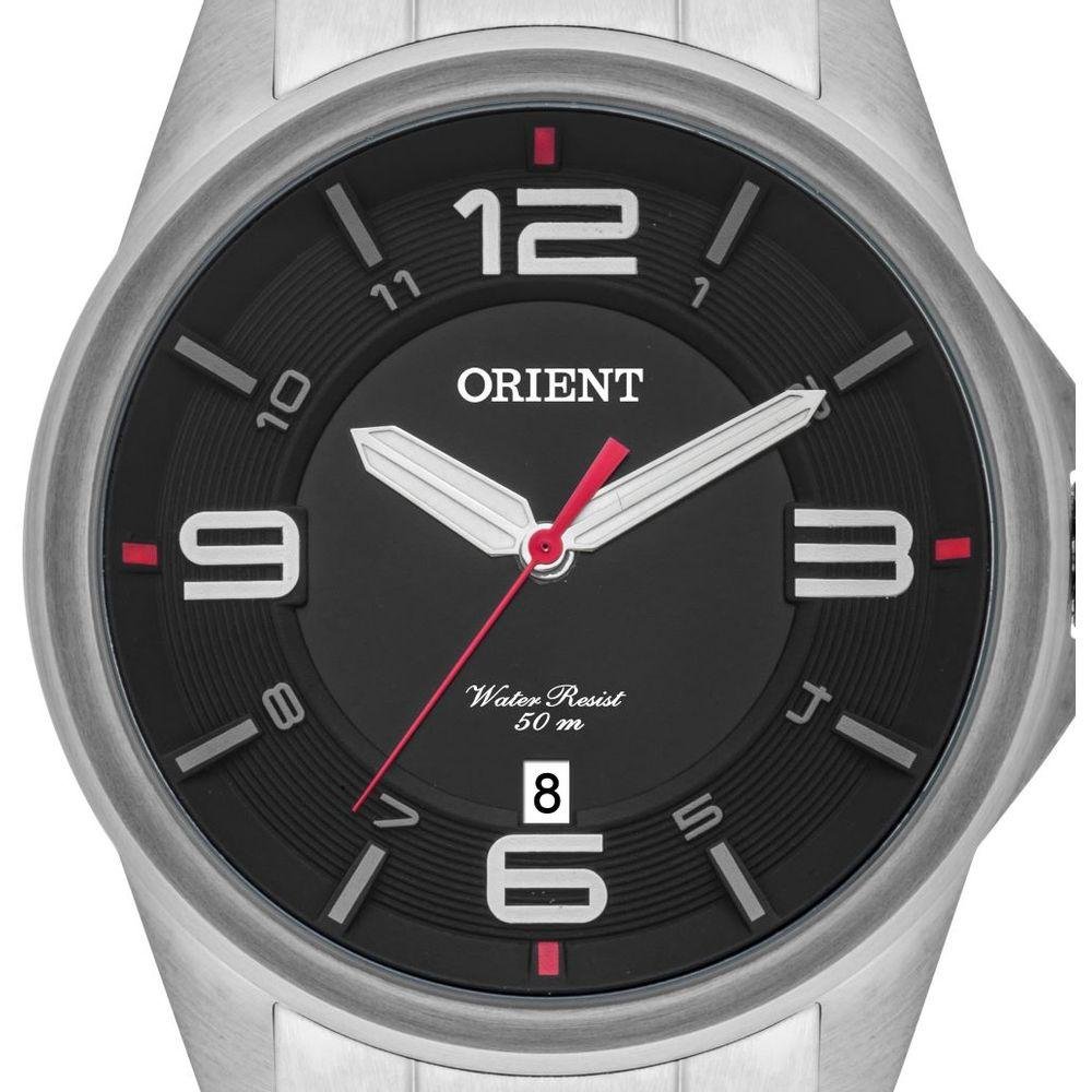 Relógio Masculino Quartz Orient Prata MBSS1288 P2SX Prata 3
