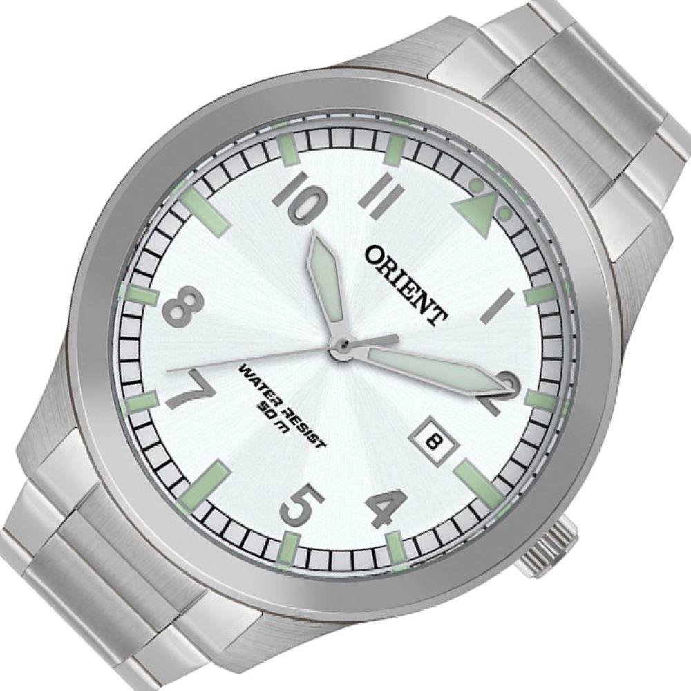 Relógio Masculino Quartz Orient Prata MBSS1361 B2SX Prata 2
