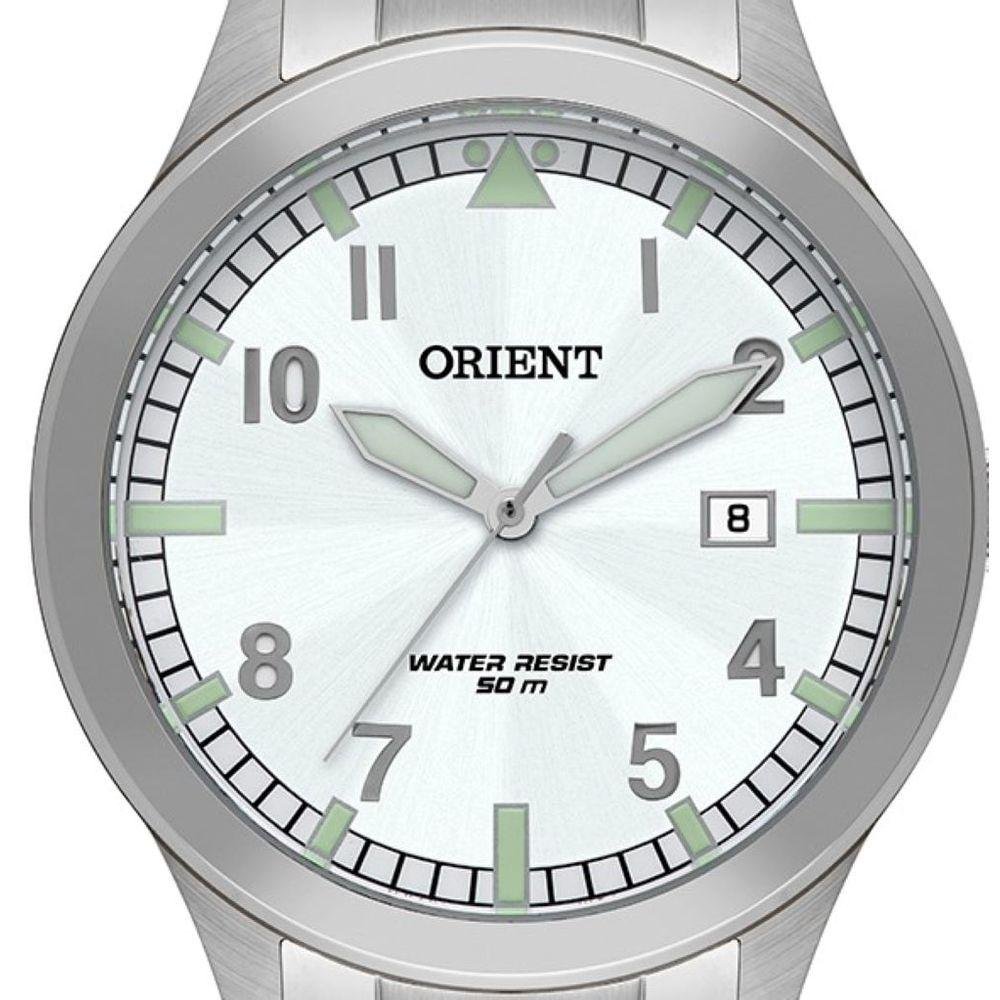 Relógio Masculino Quartz Orient Prata MBSS1361 B2SX Prata 3