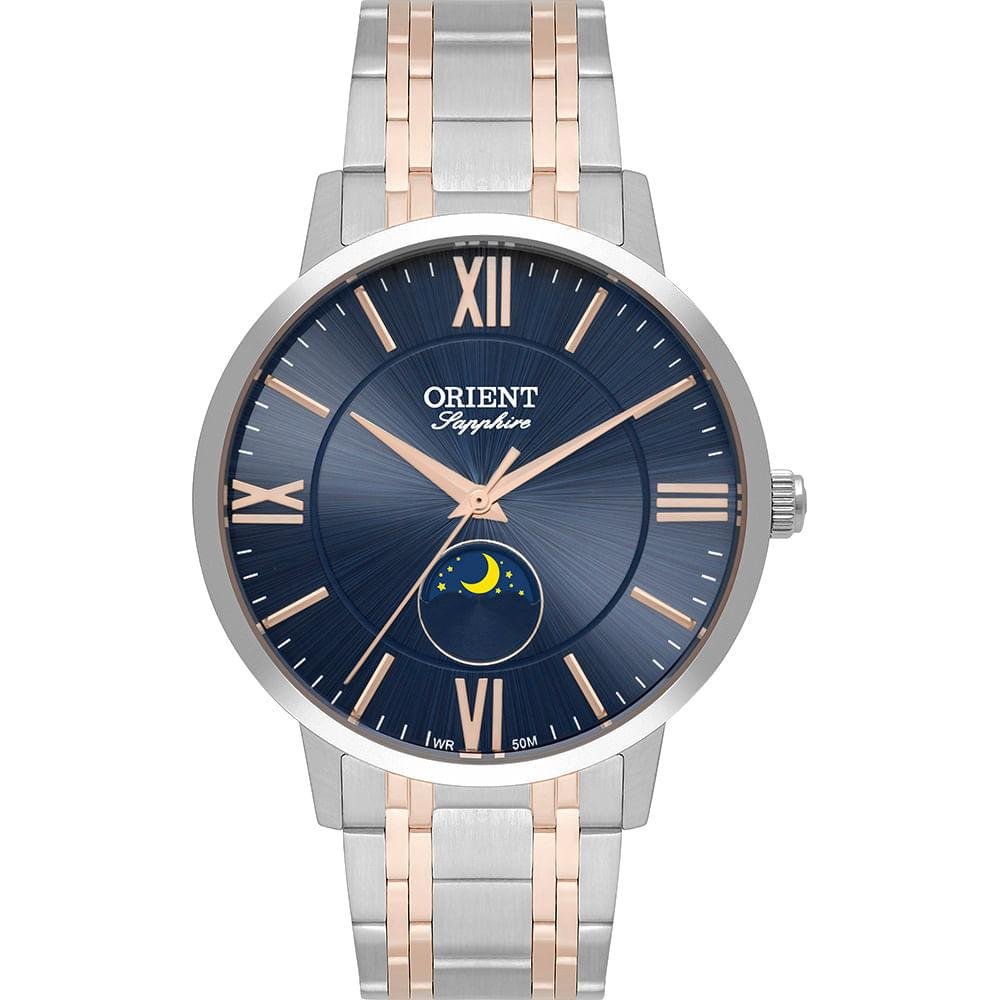 Relógio Masculino Eternal Orient Prata MTSS0006 D3SR