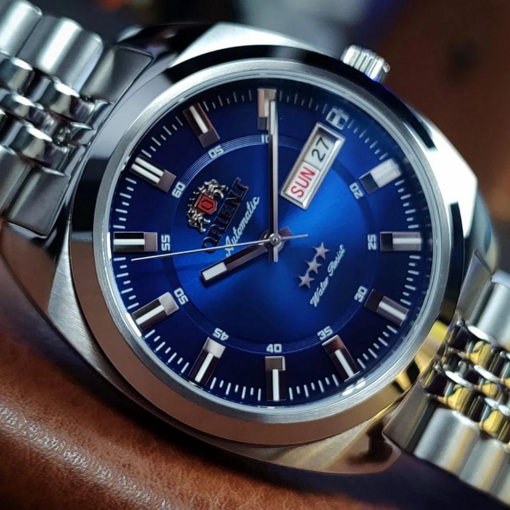 Relógio Masculino Orient Automático 3 Estrelas YN6SS005 D1SX Prata 2