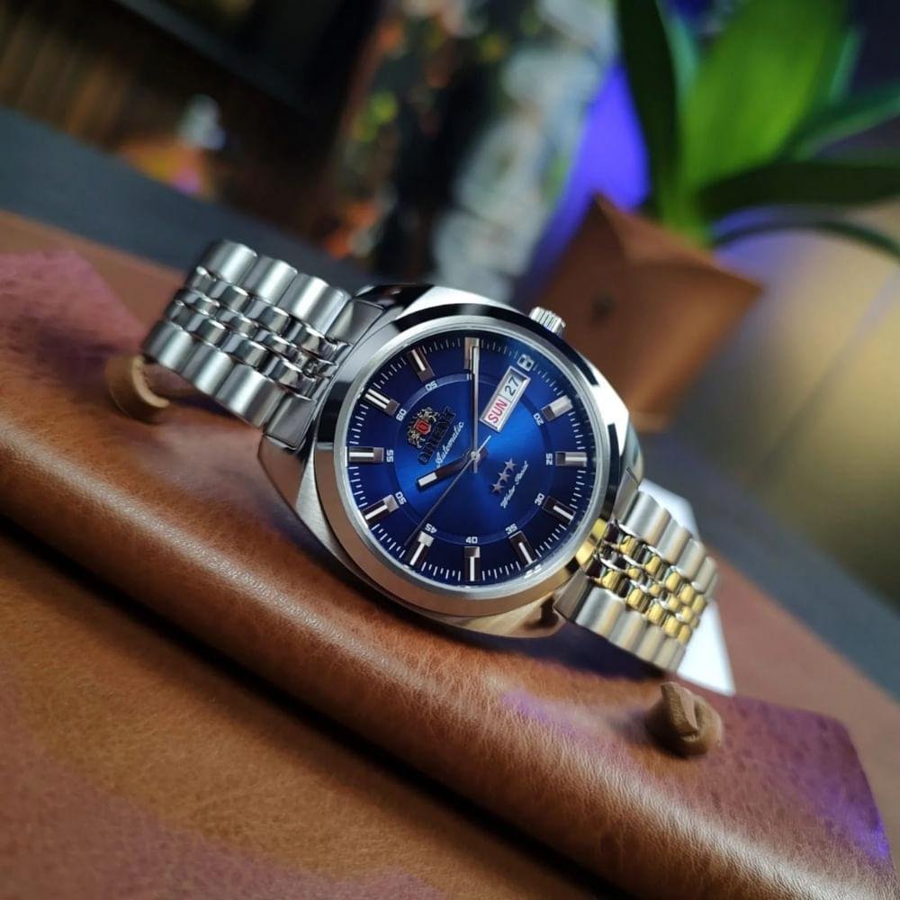 Relógio Masculino Orient Automático 3 Estrelas YN6SS005 D1SX Prata 3