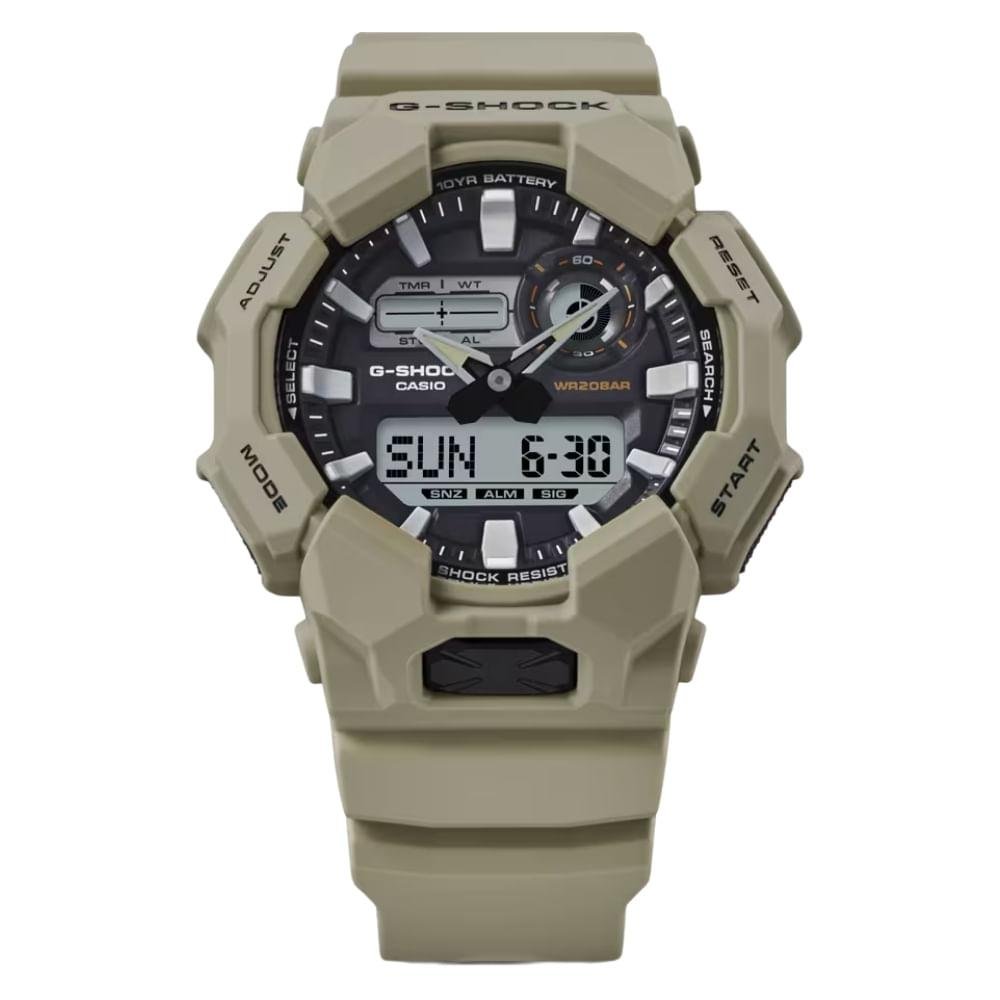 Relógio Unissex G-Shock Casio Cinza GA-010-5ADR