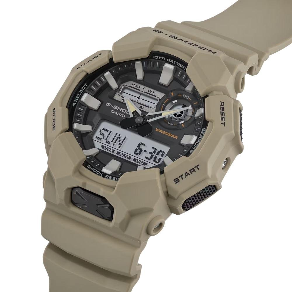 Relógio Unissex G-Shock Casio Cinza GA-010-5ADR Prata 2