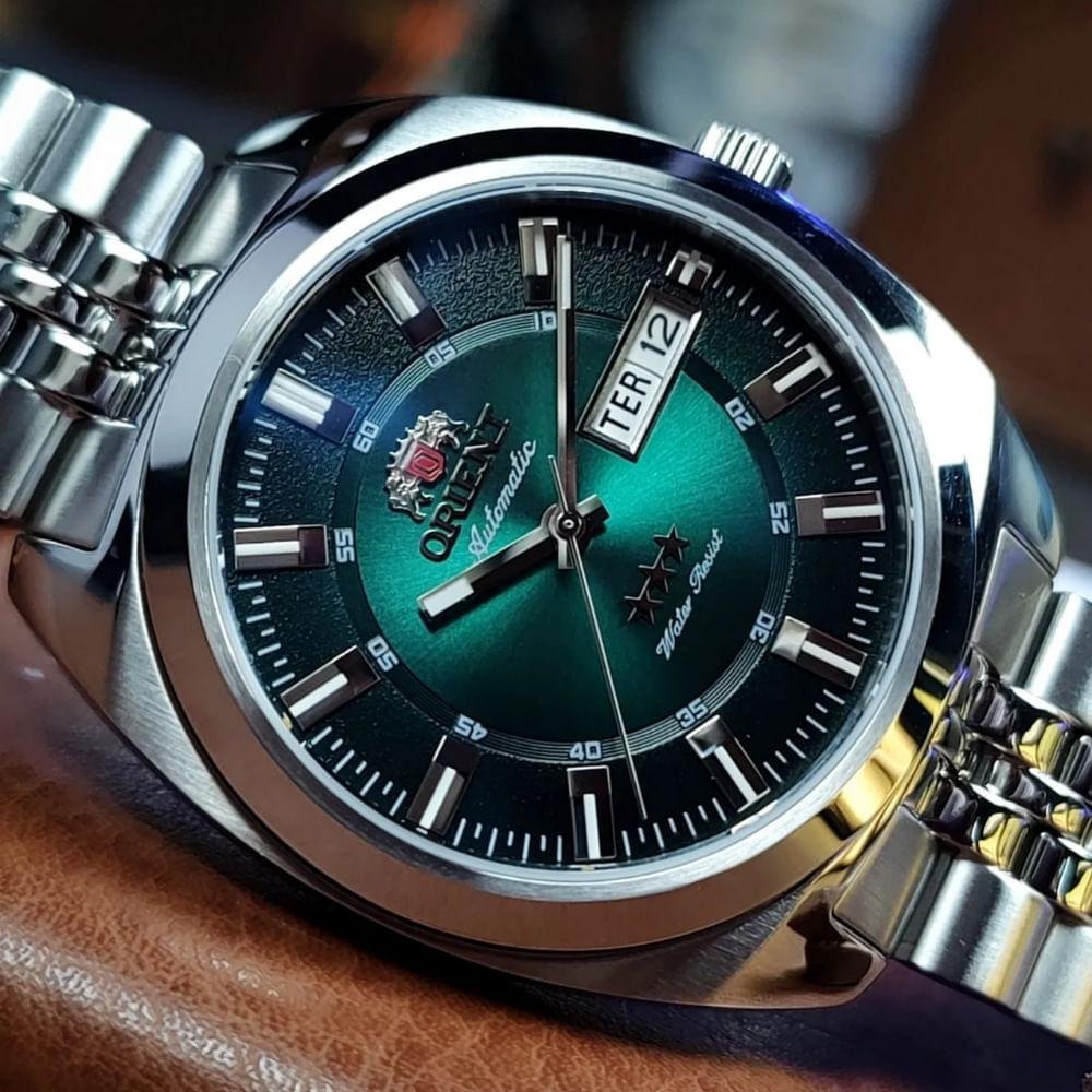 Relógio Masculino Orient Automático 3 Estrelas YN6SS005 E1SX Prata 2