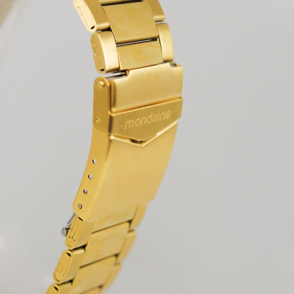 Relógio Masculino Analógico Mondaine Dourado - 53521GPMVDE3 Dourado 6