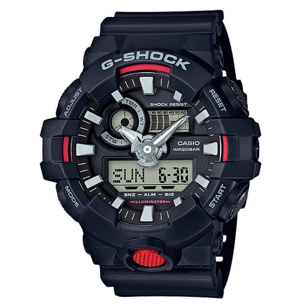 Relógio Masculino Casio G-Shock Preto - GA-700-1ADR Preto 1