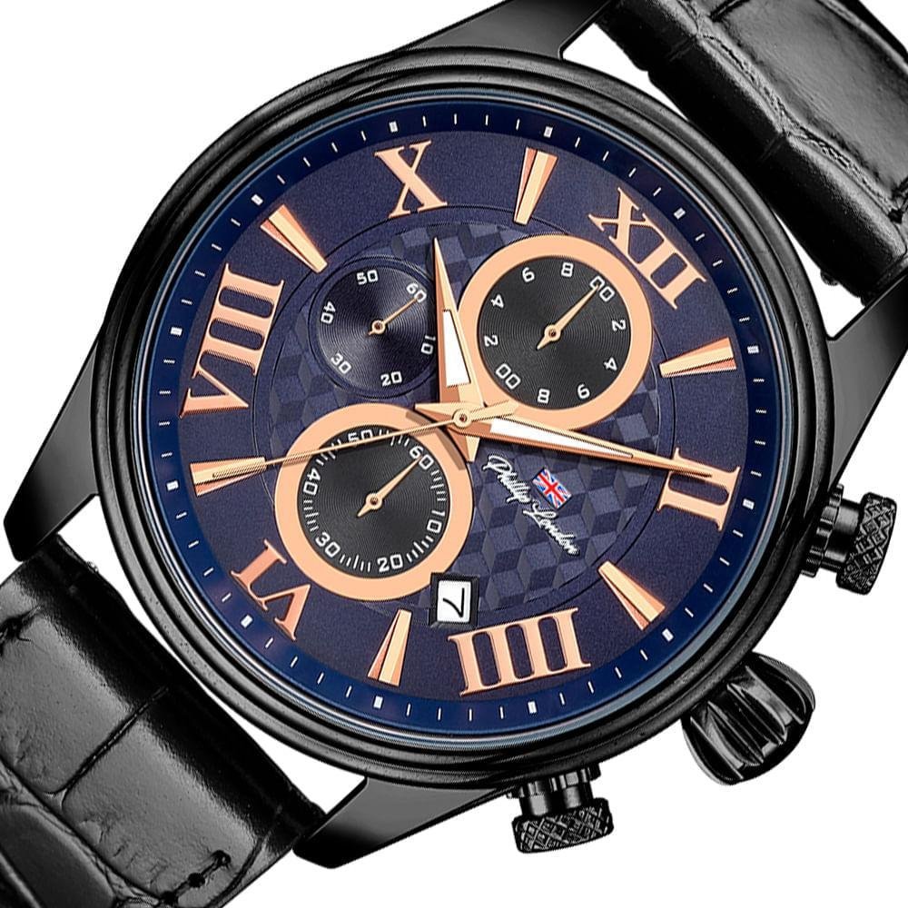 Relógio Masculino Analógico Preto Phillip London - PL80304612MAZN Preto 3
