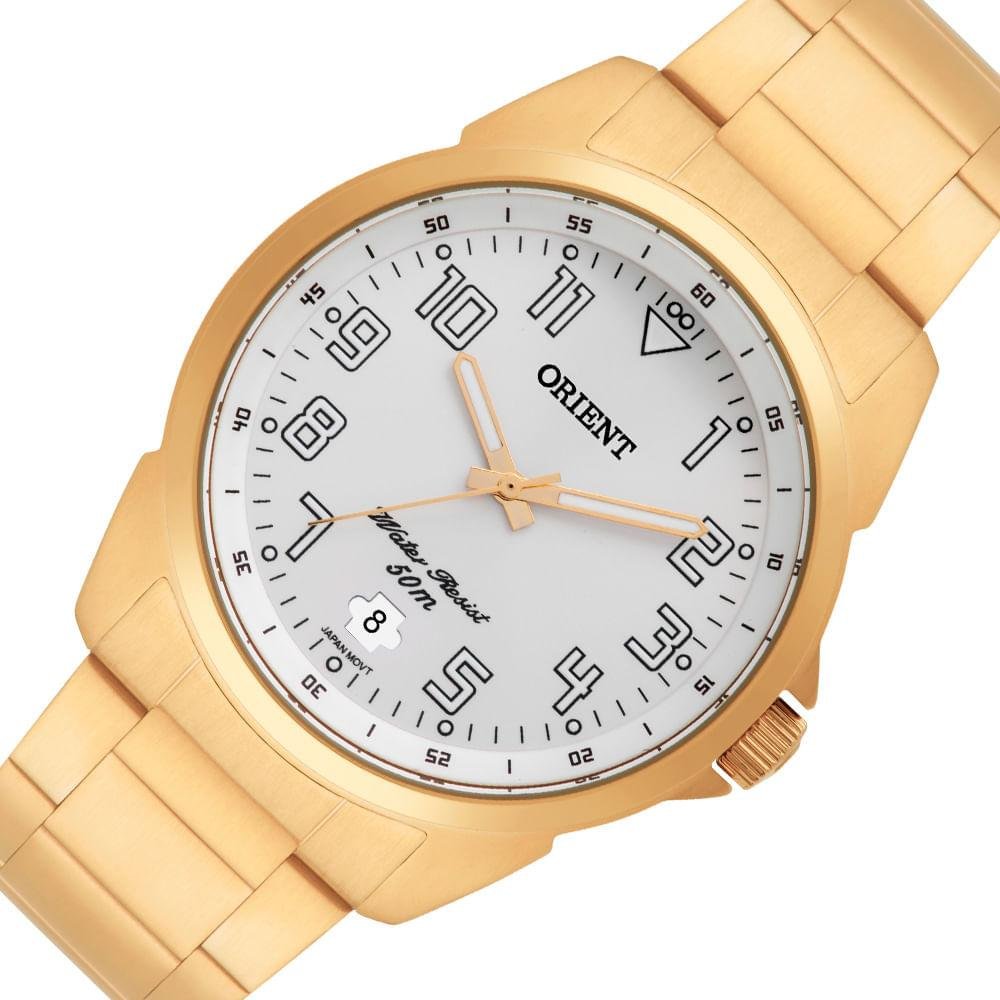 Relógio Masculino Sport Orient Dourado MGSS1103A S2KX Dourado 2