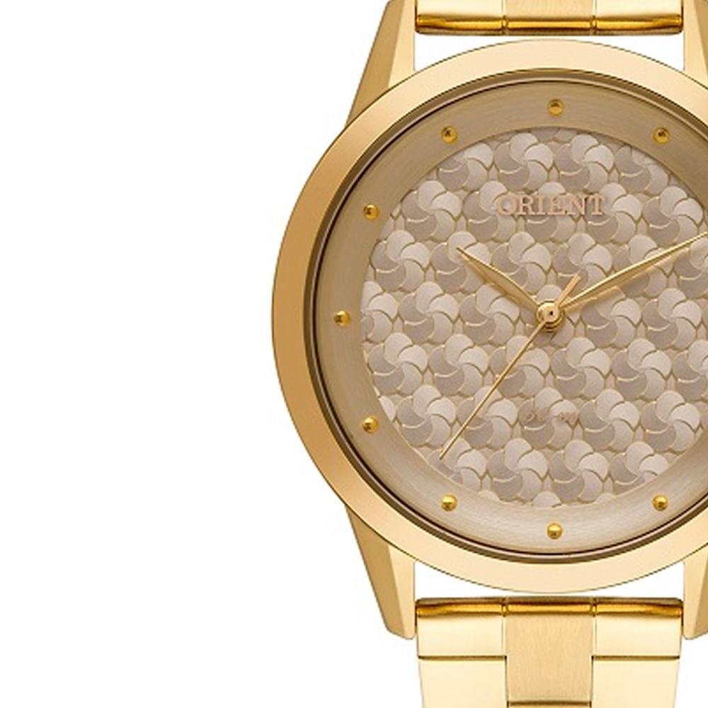 Relógio Masculino Eternal Orient Dourado FGSS0176 C1KX Dourado 3