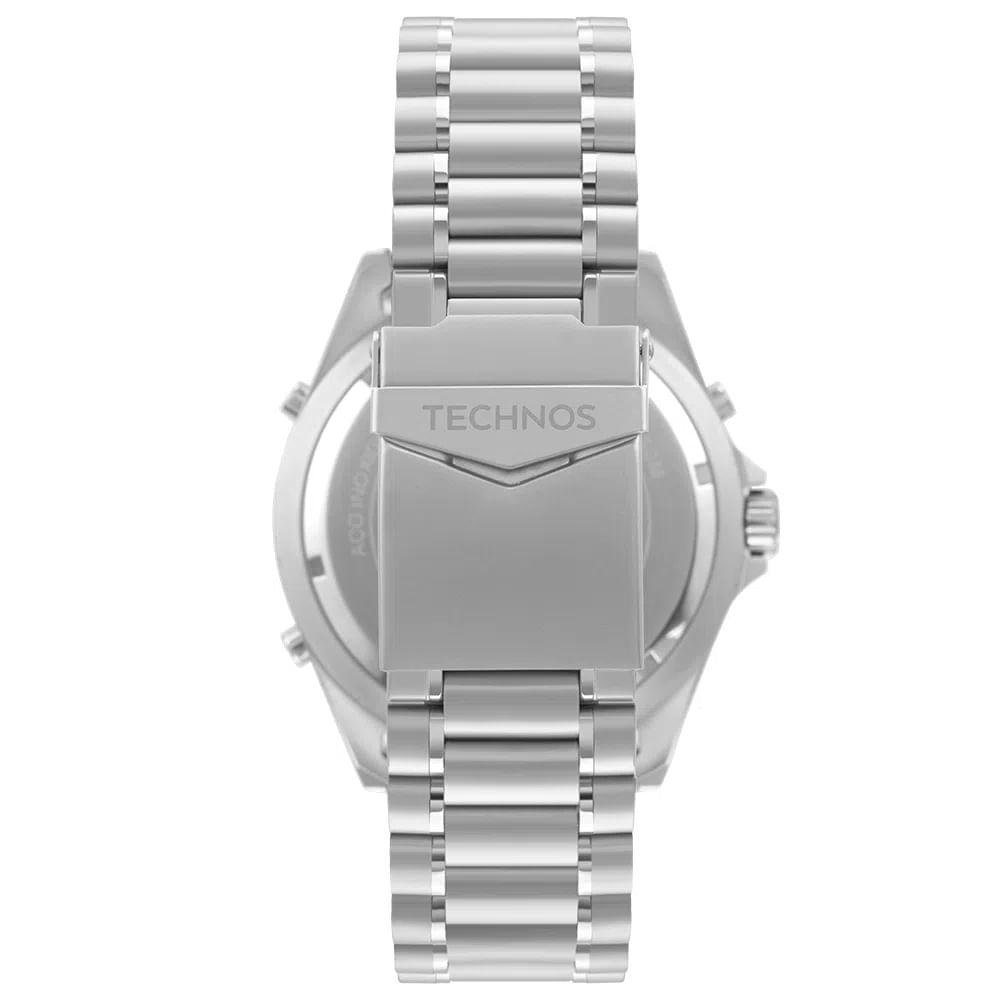 Relógio Masculino Skydiver Technos Prata WT205FY/1P Prata 5