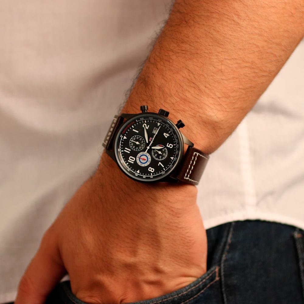 Relógio Philiph London Masculino Marrom - PL80268612MPRN Preto 2