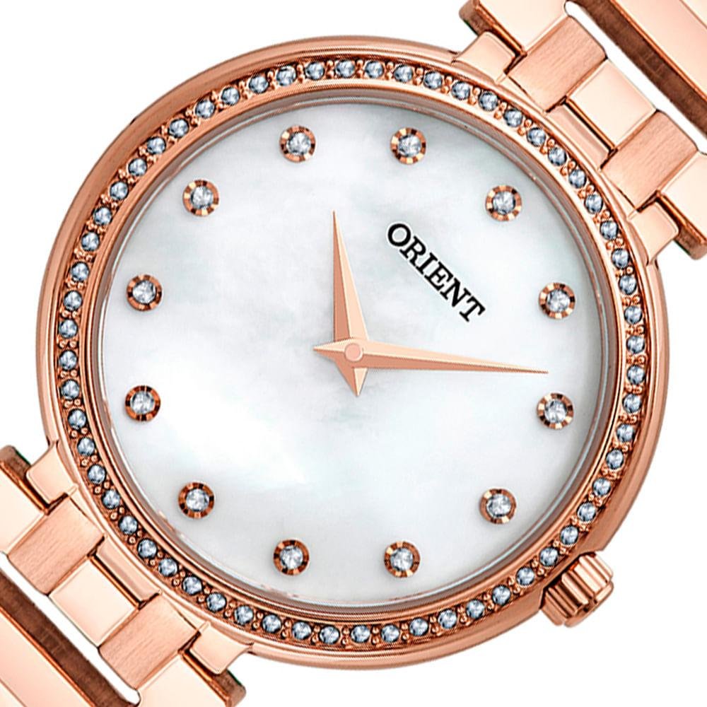 Relógio Feminino Eternal Orient Rosé FRSS0087 B1RX Dourado 2