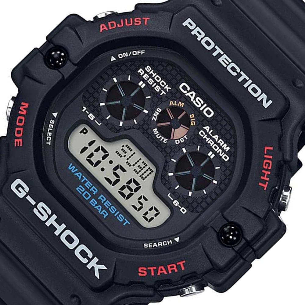 Relógio Masculino Casio G-Shock Preto - DW-5900-1DR Preto 2