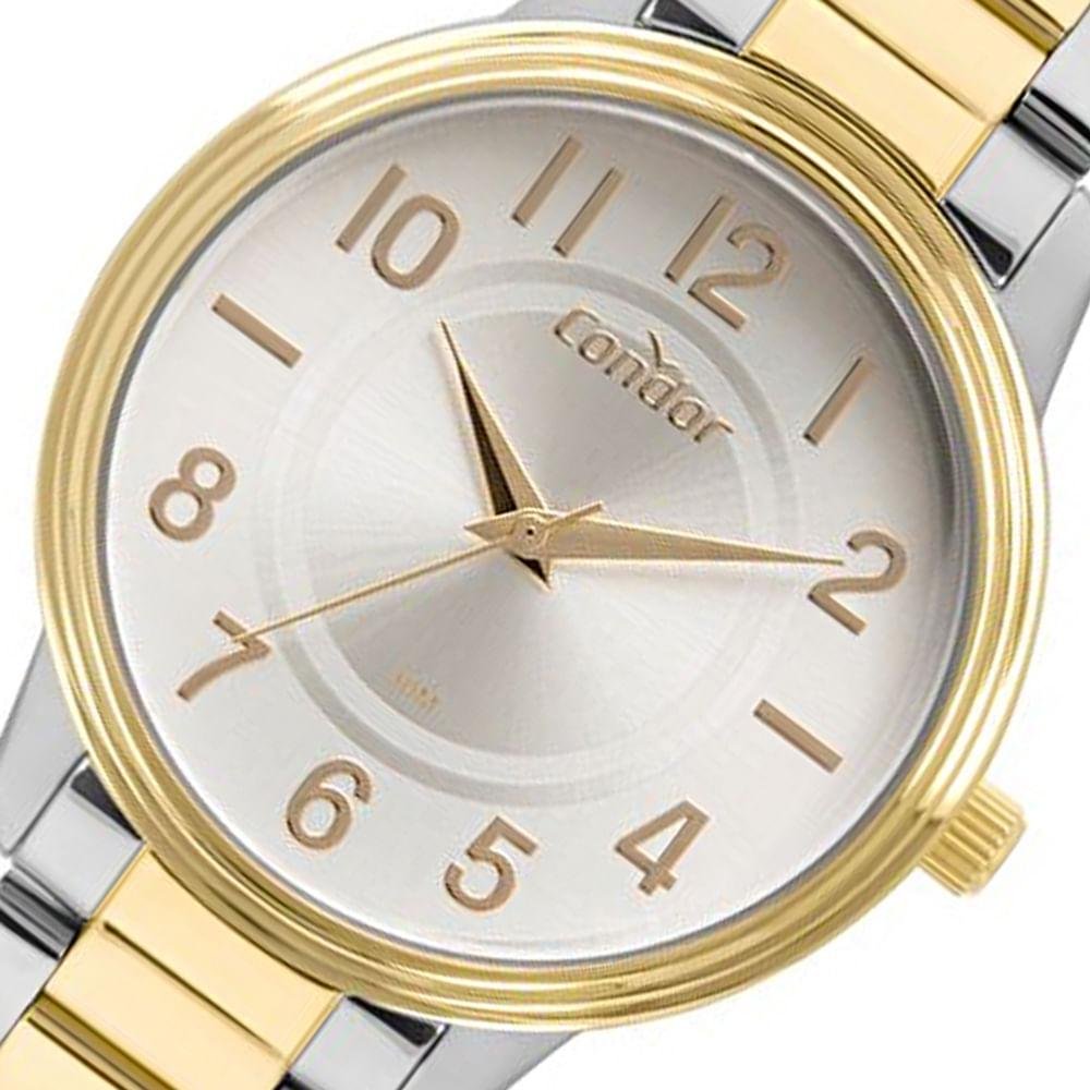 Relógio  CONDOR Dia A Dia Feminino Dourado - COPC21AEDS/K5B Dourado 2